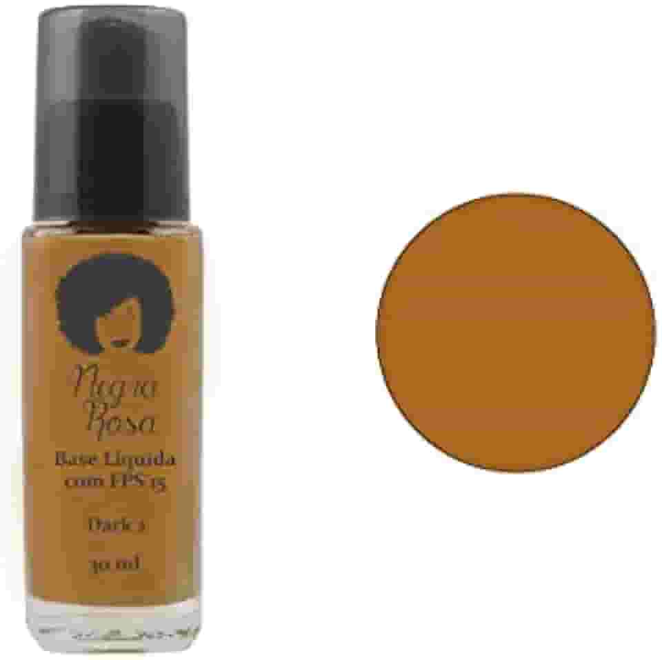 BASE LIQUIDA COM FPS 15 NEGRA ROSA - DARK 2