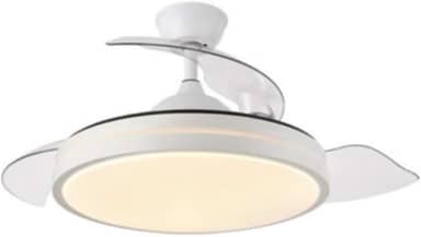 Ventilador Pás Retrátil Transp. Air Basic Led Contr. Remoto (Branco)