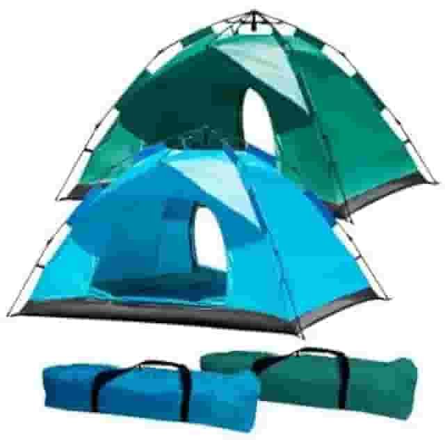 Barraca Camping 4 Pessoas Monta Sozinha Impermeável Automática