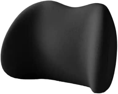 Conjunto De Almofada Para Cabeça E Lombar Veicular Apoio Cadeira Banco Carro Espuma De Memória