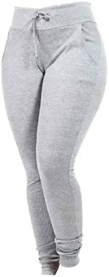 Calça Confortável Para Grávidas Calça de Maternidade Ajustável Roupas Para Gestantes Moletinho Ribana (TAM 46-48) - Bella Net