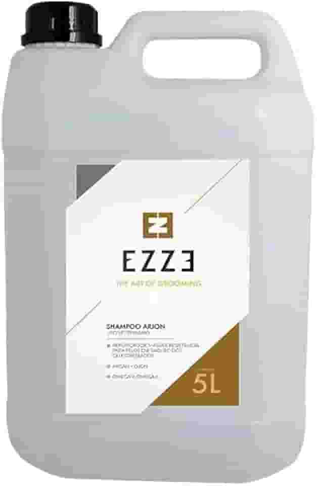 Shampoo Arjon Ezze - 5 Litros - Galão Alto Rendimento para Pet Shop Banho e Tosa Profissional - Cães e Gatos