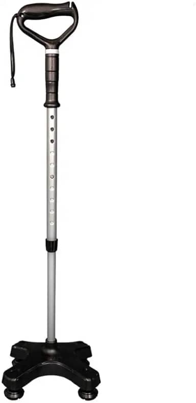 Bengala de Alumínio 4 Pontas Mercur Cor Preto Tamanho Único