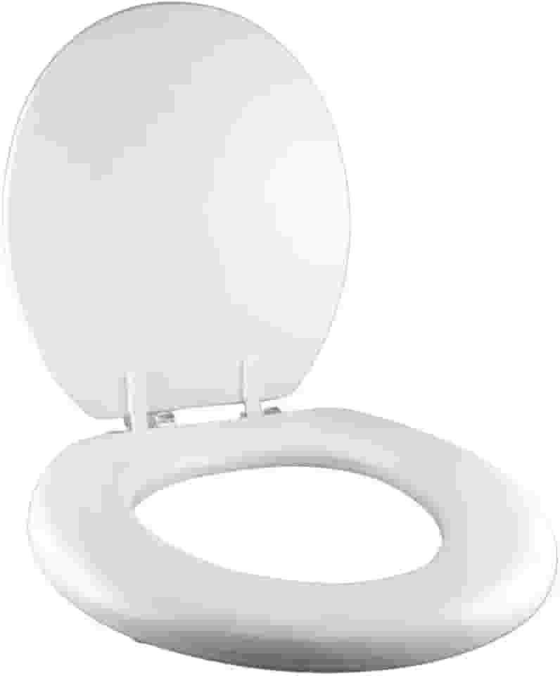 Assento Sanitário Almofadado Premium – Conforto Extra, Formato Oval Universal, Tampa com Fechamento Suave