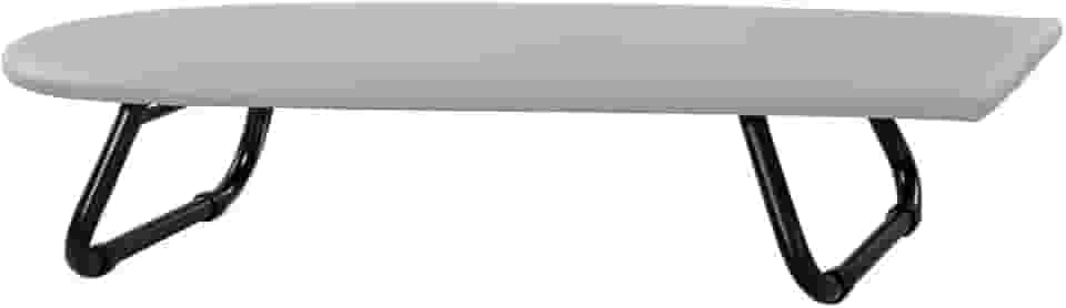 Tábua De Passar Roupas Dobrável E Portátil Com Suporte Para Ferro Retrátil (Preto)