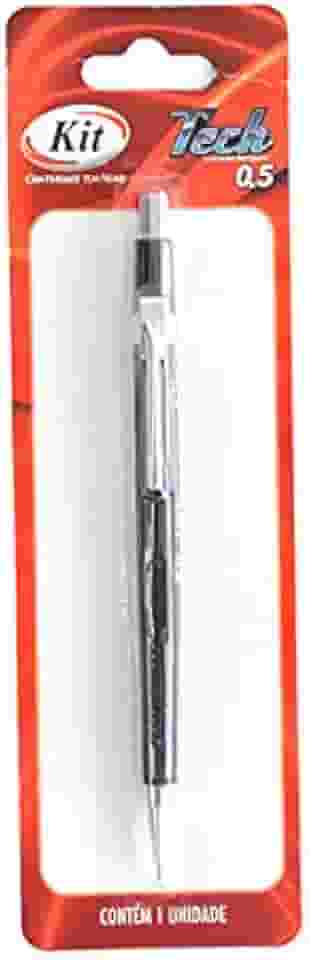 Lapiseira Kit Tech 0.5mm preto blister com 01 unidade.