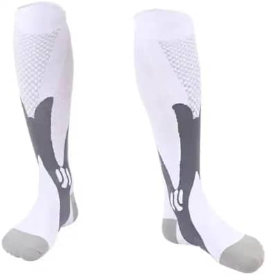 Meia de Compressão Tratamento Pratica Esportiva Má Circulação Alivio Esportes Tam. 40 ao 44