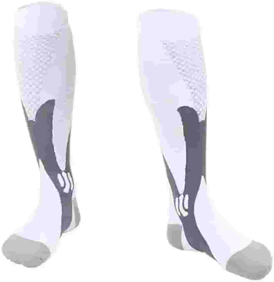 Meia de Compressão Tratamento Pratica Esportiva Má Circulação Alivio Esportes Tam. 40 ao 44