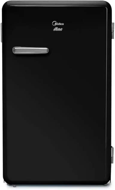 Frigobar Retrô, 95L, Preto, 110V, Midea, MRV10P1