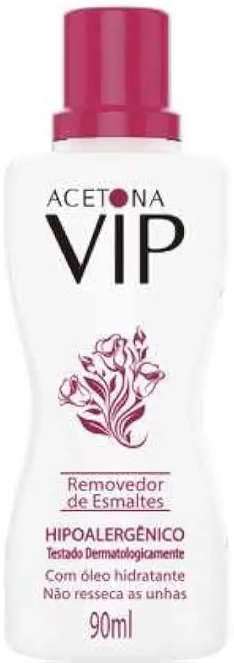 Topform Acetona Vip, Removedor de Esmalte, 90 ml, Cor: Incolor