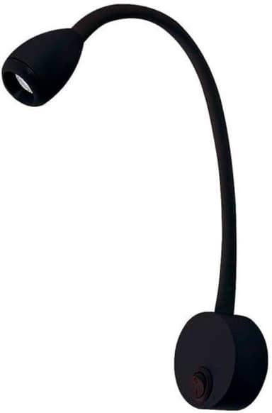 Arandela Led 3w 3000k Haste Flexível Quarto Cabeceira Cama Leitura