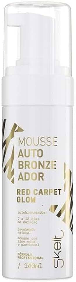 Skelt Mousse Autobronzeador 140ml | Bronzeado Médio, 6 a 8 Horas Para Um Bronzeado Perfeito, Duração de 7 a 12 Dias, Cor-Guia | Todos os Tipos de Pele