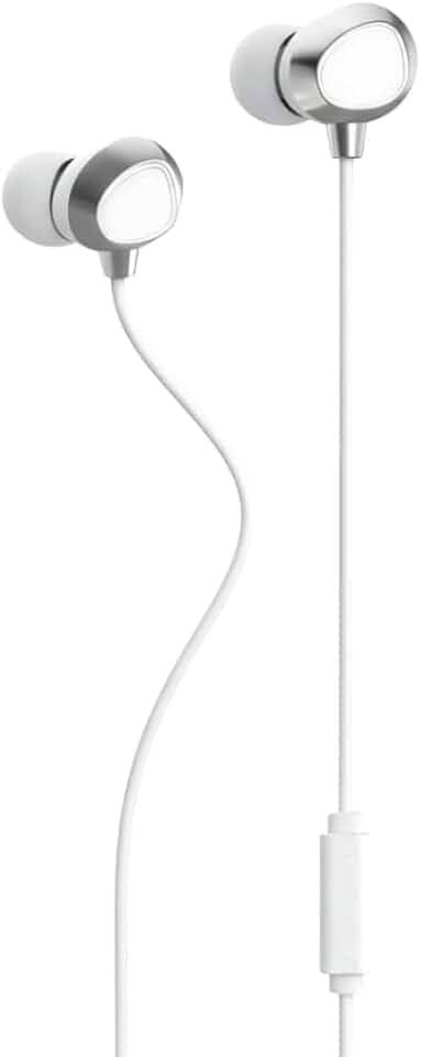 Fone de Ouvido Intra-auricular com Fio, Fone P2, Microfone Integrado, Extra Bass, Design Ergonômico, Conector 3.5mm, Ideal para Trabalho e Lazer - Premium