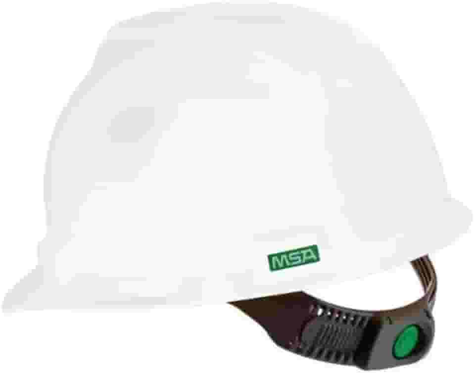 Capacete de Segurança MSA CA 498 Completo com Carneira e Jugular (Branco)