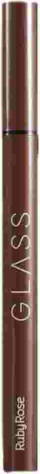 Caneta Delineadora Glass HB527-2 Dark Brown — Delineador Líquido com Alta Pigmentação, Ponta de Precisão e Acabamento Natural para Olhos Definidos o Dia Todo