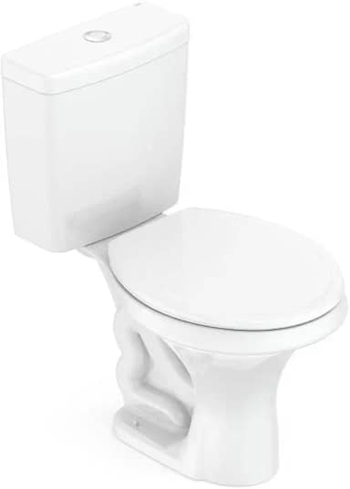 Kit Vaso Sanitário com Caixa Acoplada 6l com Assento Zip Incepa Branco