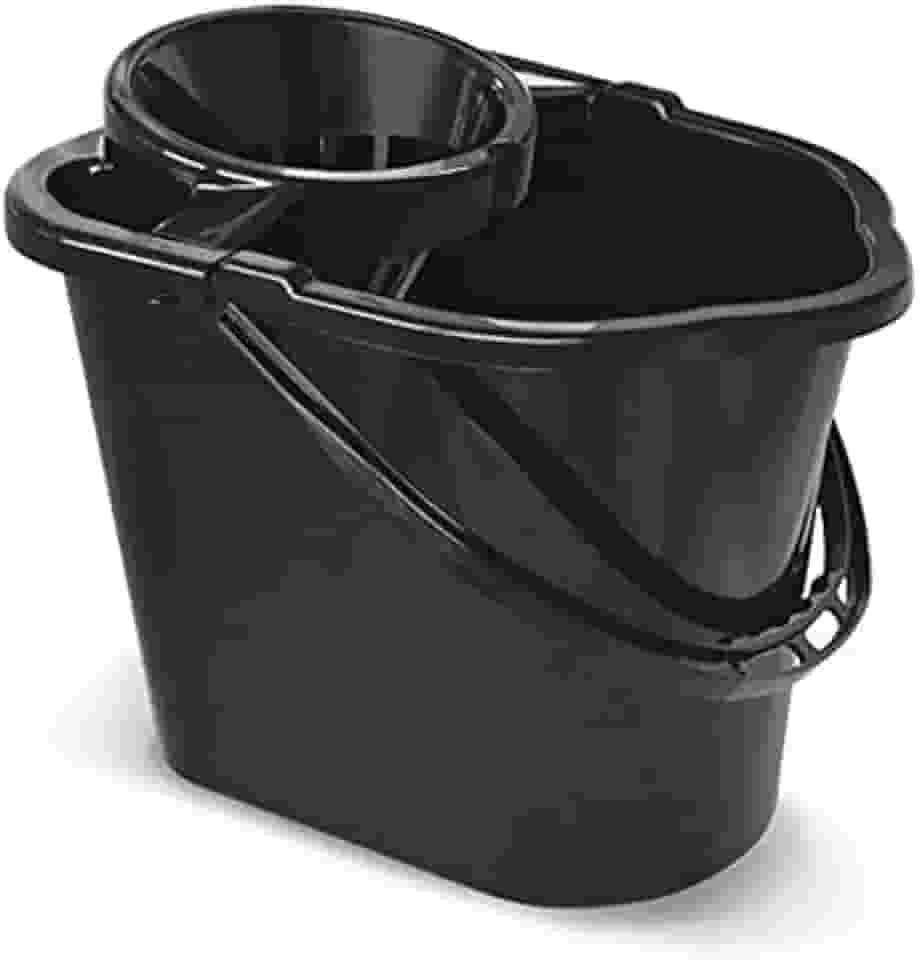 Balde Espremedor Para Limpeza Com Alça 14 L Preto Arqplast