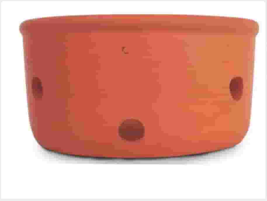 Vaso de ceramica para orquídea médio