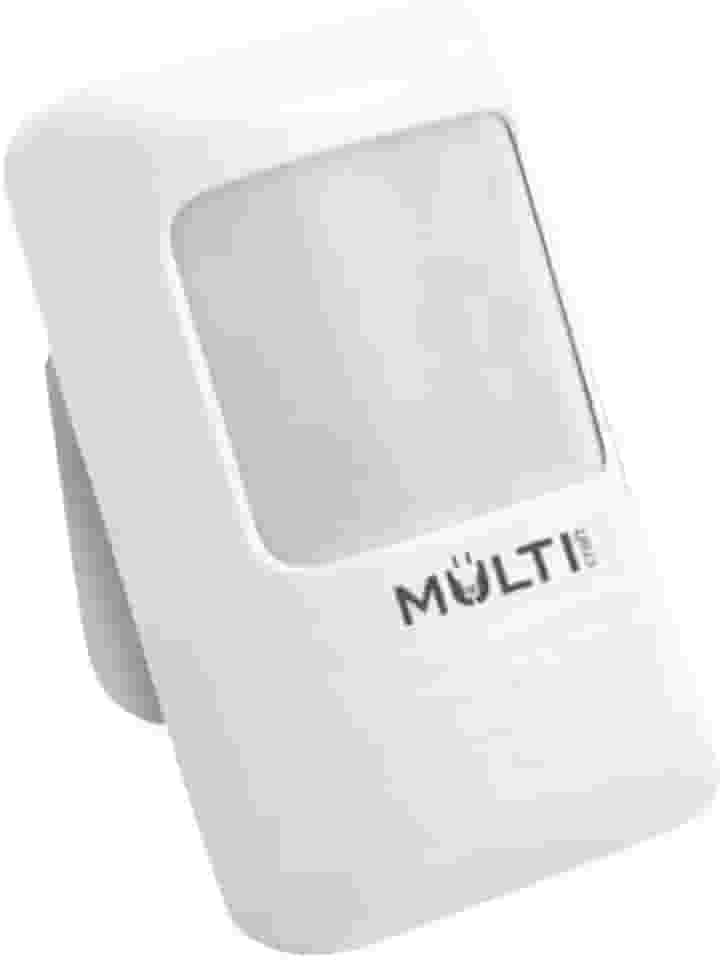 Sensor de Presença para sobrepor em parede com ajuste de tempo, sensibilidade e acionamento da fotocélula Multicraft