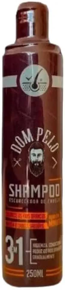 Kit 2 Shampoo Escurecedor Dom Pelo Nova formula 250ml 3 em 1 Cabelo, Barba, Bigode