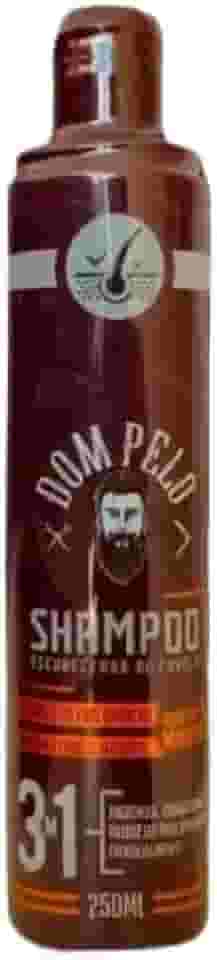 Kit 2 Shampoo Escurecedor Dom Pelo Nova formula 250ml 3 em 1 Cabelo, Barba, Bigode