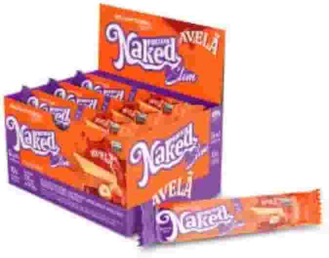 Naked Protein Slim Avelã Cx com 12 unidades de 25g