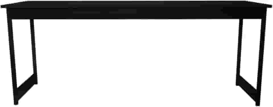 Mesa Escritório Escrivaninha Estilo Industrial 180 Cm Sérgio Camaleão (Preto)