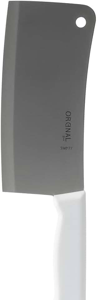 Cutelo Profissional Premium Corte Em V Lâmina em Aço Inox Cabo Ergonômico Para Carnes E Peixe Peixeira 8''