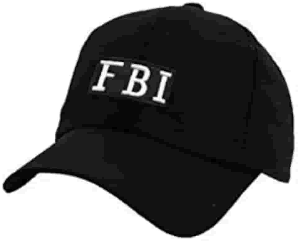 Boné Preto - Bordado Fbi