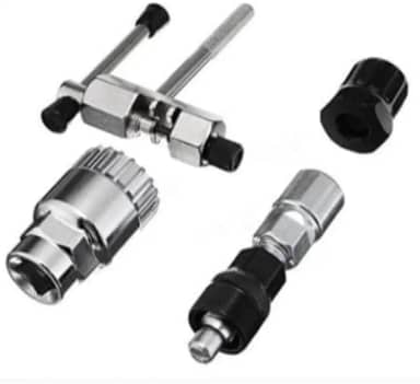 Kit de Ferramentas para Bicicleta 4 em 1, Extrator de Corrente, Pedivela, Movimento Central e Catraca