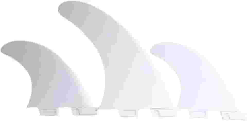 Jogo de Quilhas Encaixe Fcs2 Expans c/Quilhão Central para Pranchas Funboard e Softboard