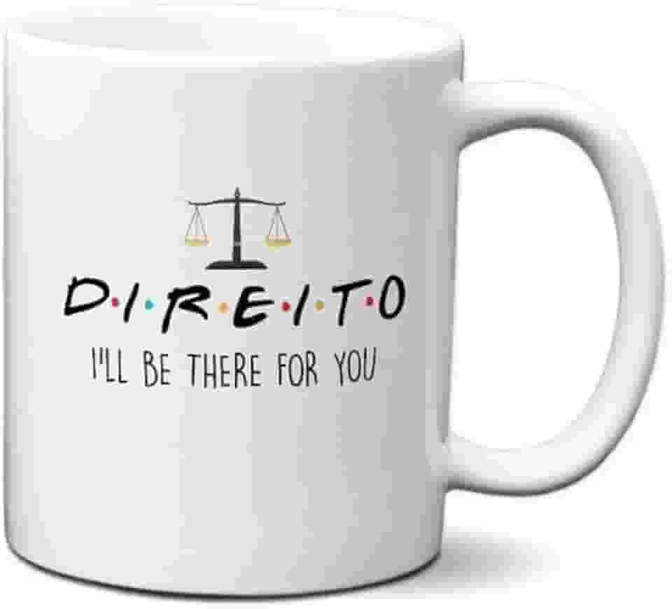 Caneca Direito Frase Friends Presente Criativo Advocacia