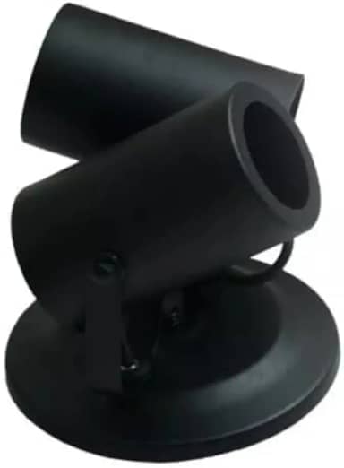 Spot Duplo Sobrepor Direcionável Cila Com Aro Para Par20 (Preto)