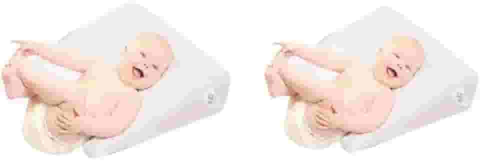 Travesseiros Anti Refluxo para Bebê, Kit 2 Unidades, Tamanho P, para Miniberço e Carrinho