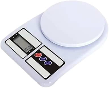 Balança de Cozinha Digital para Alimentos Com Base Antiderrapante e Visor de Alta Resistente a Água Definição Pessagem até 10kg Fit Premium