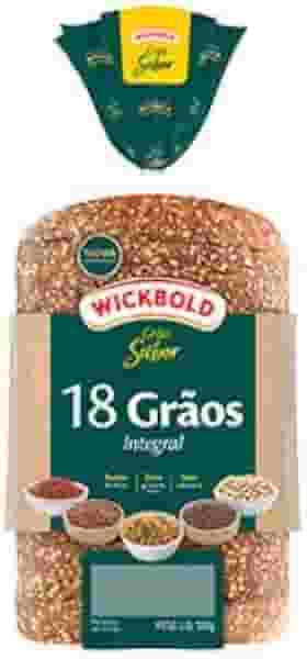 PAO FORMA WICKBOLD GRAO SABOR INTG 18 GRAOS 500G