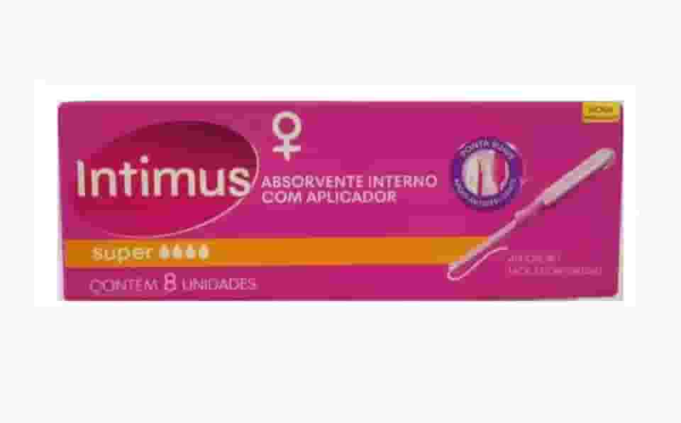 Intimus Absorvente Interno Sport Super, 1 pacote com 8 unidades
