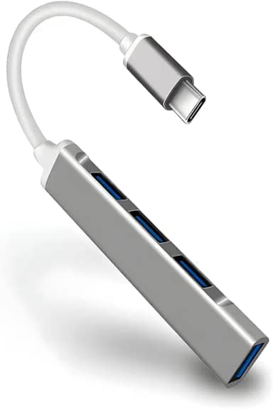 Adaptador Multiporta USB Hub, USB Dock Station com 4 Portas USB 3.0 (USB-C)