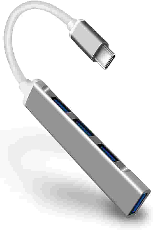 Adaptador Multiporta USB Hub, USB Dock Station com 4 Portas USB 3.0 (USB-C)
