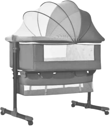 Berço Portátil Bebê Acoplado Co-Bed Connect Maxi baby (Cinza)