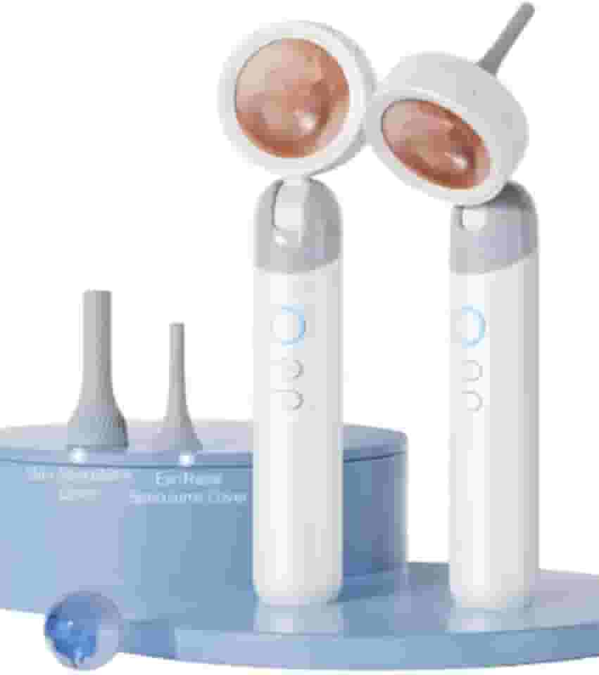 Otoscópio Digital com Tela LCD 1.8 Polegadas, Câmera HD para Ouvido, 12 Espéculos Inclusos, Rotação 90°, Bateria Recarregável, para Crianças, Adultos e Pets,uso doméstico