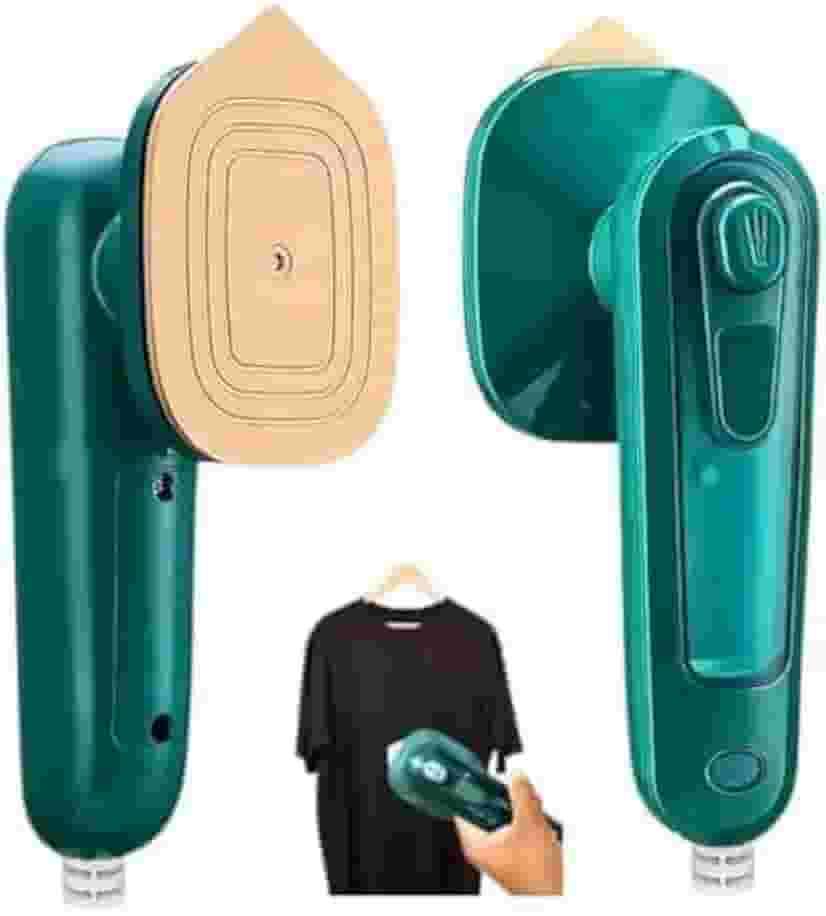 Mini Ferro de Passar a Vapor Portátil Bivolt com Fio – Alta Potência, Compacto e Leve para Viagem, Roupas Sem Amassados em Poucos Minutos