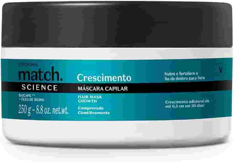 MATCH SCIENCE MASCARA CAPILAR CRESCIMENTO 250g