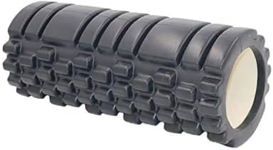 Rolo Massagem Liberação Miofascial Foam Roller Soltura Yoga Pilates - Preto