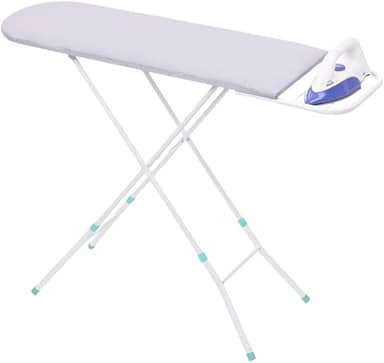 Tabua de Passar Roupa Com Suporte para Ferro Tecido Termico Mesa Passadeira
