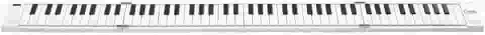 Carry-on Piano Digital Dobrável CARRYON88 Branco | 88 Teclas Full-Size Sensível ao Toque, Portátil, Bateria Recarregável 8h, Falantes de 2x2W, USB-MIDI, Saída Fone, Pedal de Sustain, 1,6kg