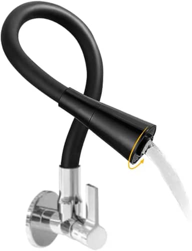 Torneira Gourmet Cozinha de Parede, Torneira Para Pia de Cozinha Flexivel - Duplo Jato