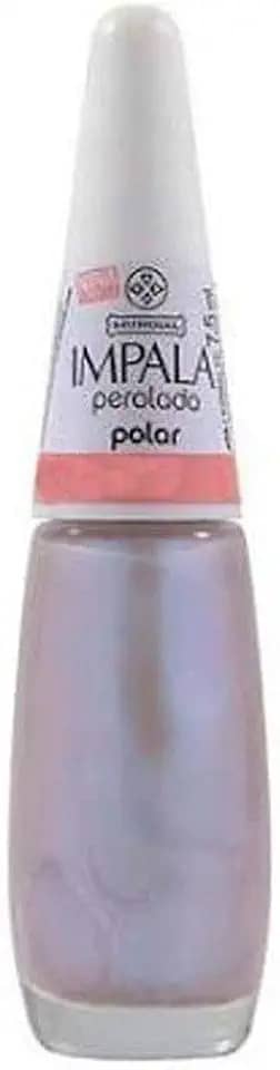 Impala Esmalte Perolado Polar Branco, 7.5ml Blister (embalagem pode variar)