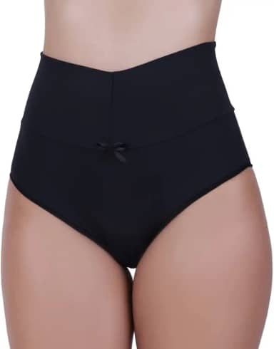 Kit 3 Calcinha Cós Alto Duplo Pós Parto Thamires