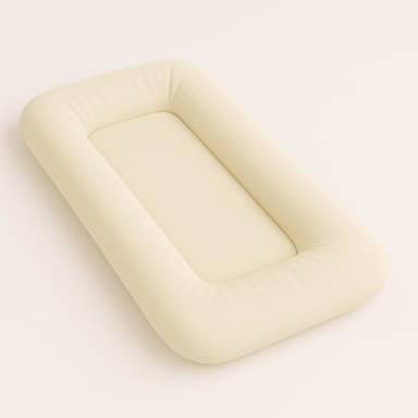 Ninho Casulinho 100% Algodão Extra Macio Recém Nascido Bebê (Palha)